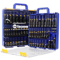 Facoow 55PCS Impact Nut Driver Set Magnetic, SAE & Metric Nut Drivers | Cr-V CNC Machined Deep Nut Drivers Set, S2 Impact Bits, Socket Adapters, Wing Nut Driver,