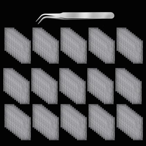 100 PCS Silk Nail Extension Wrap Kit with Tweezers, Nail Art Repair