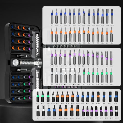 115 in 1 Ratchet Screwdriver Set, Magnetic Screwdriver sets