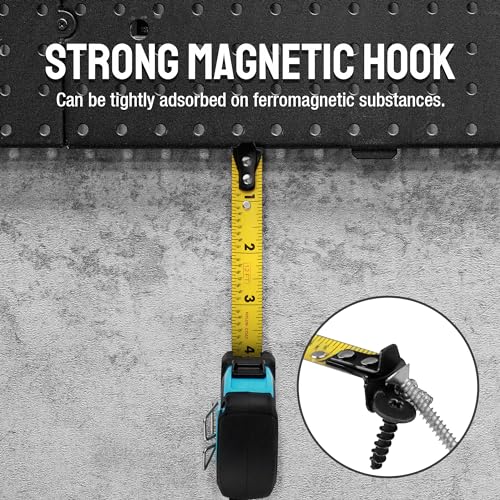 DURATECH 12FT Magnetic Double-Sided Tape Measure, Easy Read Measuring - size: 12 FT, style: 2 Pack