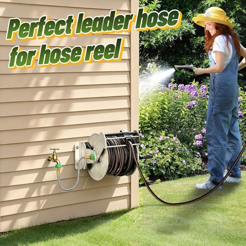 Short 2ft Garden Hose with 3/4'' Female to Female Connector - size: 2ft