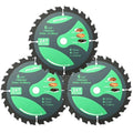 𝟮𝟬𝟮𝟲 Upgraded 3 Pack 6-1/2 Inch 24T Circular Saw Blades Fine Finish with 5/8" Arbor ATB Framing Saw Blades for Cutting Softwood Hardwood Laminate Plywood Chipboard Panels FRP MDF by puxyblue