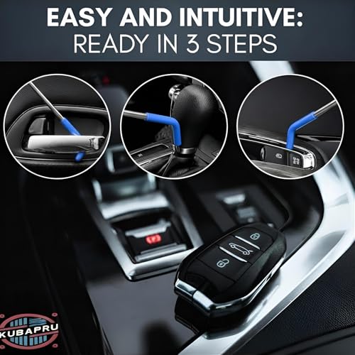22-Piece Stainless Steel Car Repair Kit, Air Wedge & Carry Bag