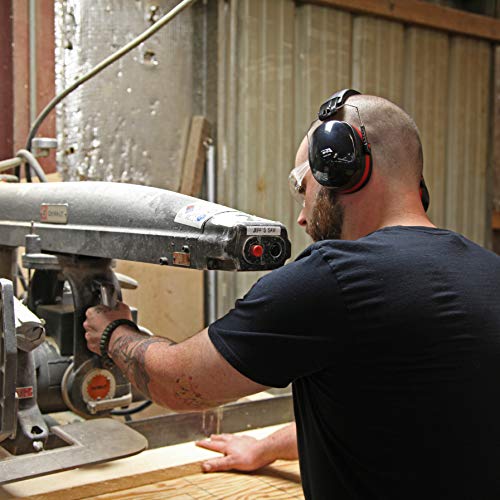 Cyber Acoustics Professional Safety Lightweight Ear Muffs for Hearing Protection and Noise Reduction - style: 20-acs340