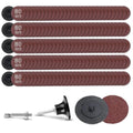 150Pcs 2 inch R-Type Quick Change Aluminum Oxide Surface Conditioning Sanding Discs Set 80 Grit with Adapter & Backing Pad - style: 80 Grit