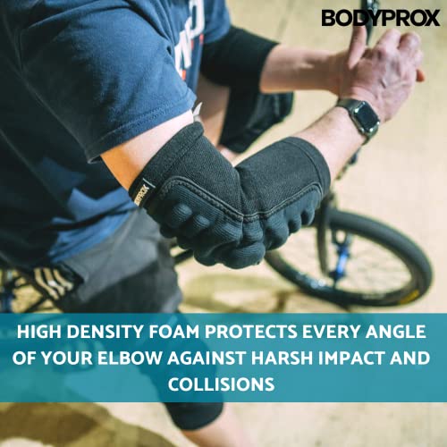 Bodyprox Elbow Protection Pads 1 Pair, Elbow Guard Sleeve - size: Small