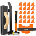 NAACOO Laminate Flooring Tools, 5in1 Pro Floor Install Kit for Vinyl Plank - style: Upgrade 5 in 1 Flooring Tools