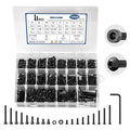 1600PCS M3 Screw Kit, M3 Screws Button Socket Head Screws with M3 Bolts - size: 1600PCS