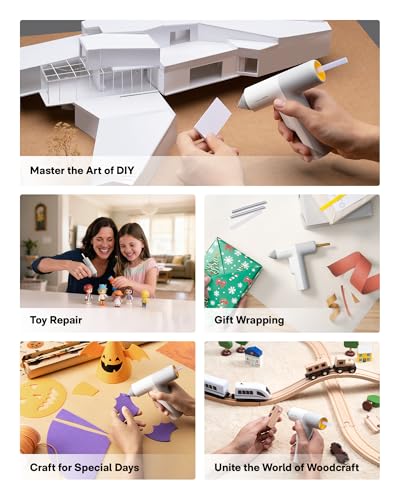 HOTO Easyflow Hot Glue Gun, Auto Dispensing Glue Gun (40 Glue Sticks) - style: Easyflow hot glue gun