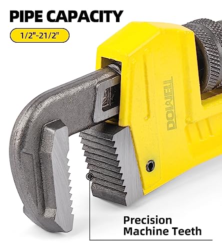 DOWELL 12" Pipe Wrench, Plumbing Tools - size: 12"