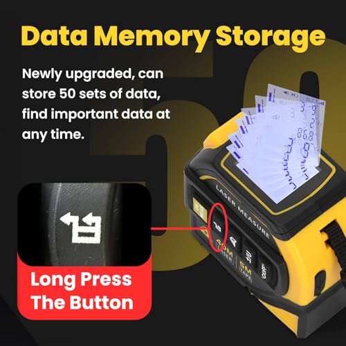 4-in-1 Laser Tape Measure with Crosshairs and Electrical Angle for Gifting