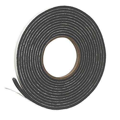 Frost King V734H Vinyl Foam Tape - Closed Cell - Moderate Compression, 3/4" W, 1/2" Thick, 10' L, Grey,Gray - size: Pack of 1, style: 3/4"W,1/2"T,10'L,Grey