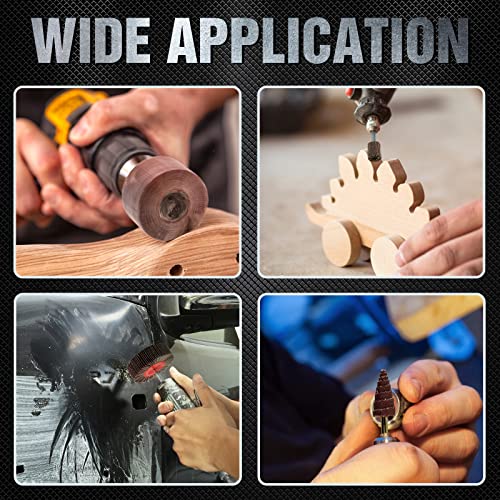 20 Pcs Flap Wheel Sander Set 80 Grit Sanding Wheel