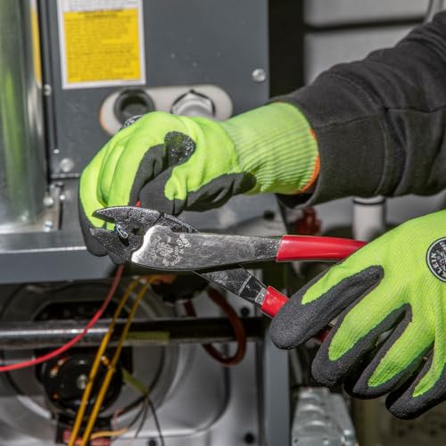 Klein Tools 1005 Cutting/Crimping Tool, Made in USA, Cutter/Crimper for 10-22 AWG Terminals and Connectors, Crimper for Insulated and Non-Insulated Terminals - style: Crimper/Cutter