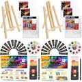 2 Pack Paint Set for Couples and Families with Portrait & Cartoon Guides