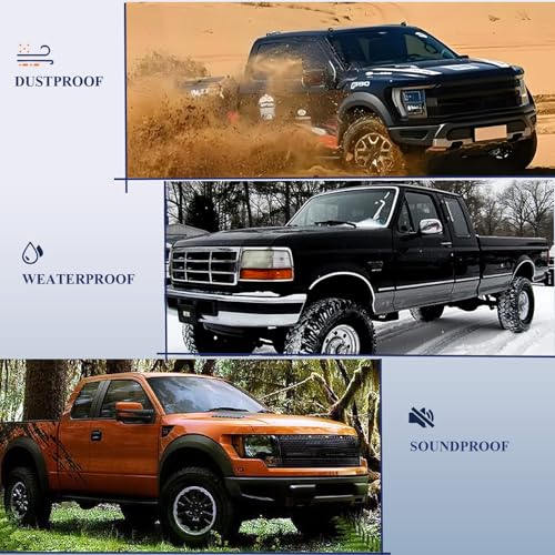 ItranMc Window Molding Sweep Felt Trim Seal for 1987-1997 Ford F150 - style: Ford 1987-1997