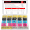 BAALA 360 PCS Heat Shrink Butt Connectors Kit, 26-10 Gauge Tinned Copper Butt Terminals Wire Connectors, Marine Grade Waterproof Electrical Crimp Butt Splice Connectors