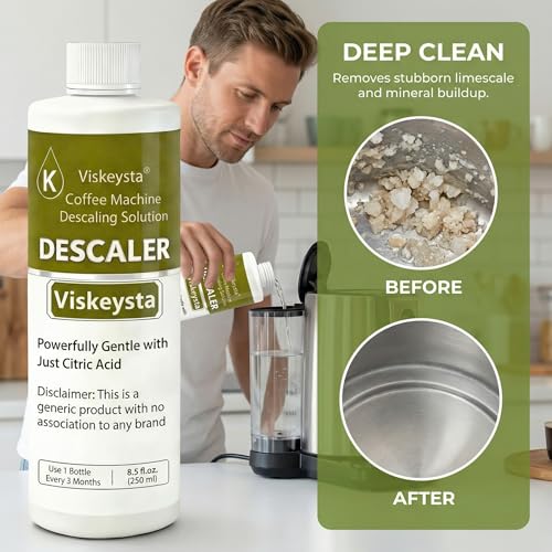 2 Descalers+4 Filters & 8 Cleaning Pods for Keurig Coffee Makers