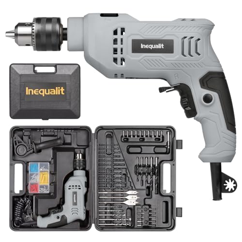 4.5A Hammer Drill Corded Impact Drill with 105Pcs Kit - style: Hammerdrill with 105pcs Accessories