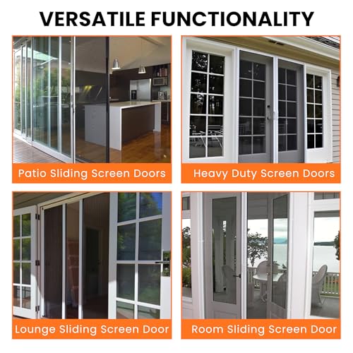 KC Hardware Heavy-Duty Stainless Steel Sliding Screen Door Rollers with 1 in. Steel Ball Diameter & 1-1/4 in Including Screws and Adjusting Sleeve Single