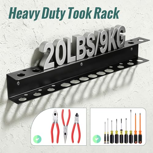 RECAPS 15.75" Screwdriver Pliers Holder Wall Mount