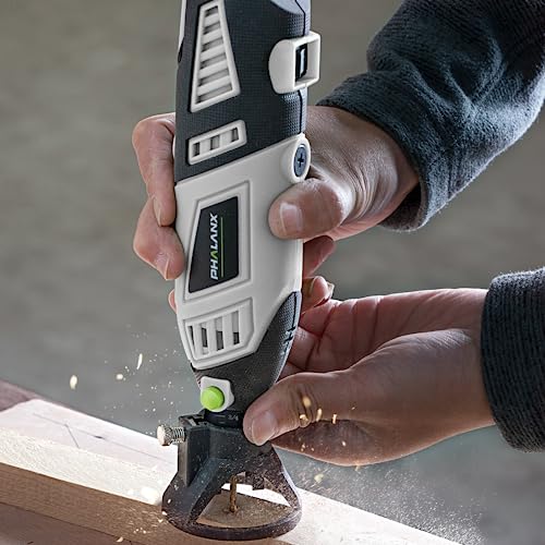 PHALANX 180W Rotary Tool Kit, 1.5-Amp 6 Variable Speed with Flex Shaft, 8000-35000RPM Rotary Multi-Tool& 213pcs Accessories Kit, Power Multiuse Set Prefect for Crafting Projects and DIY Creations - color: 213pcs Rotary Tool