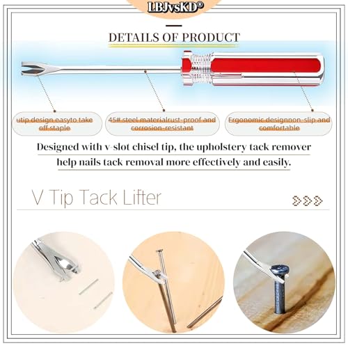 Upholstery Carpet Staple Remover and Nail Puller Remover Tool Set (4-PK)