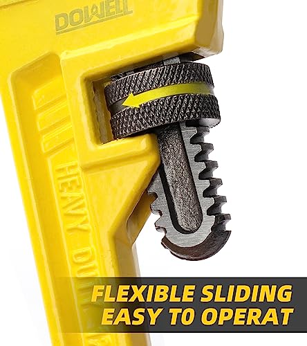 DOWELL 10" Pipe Wrench, Plumbing Tools - size: 10"