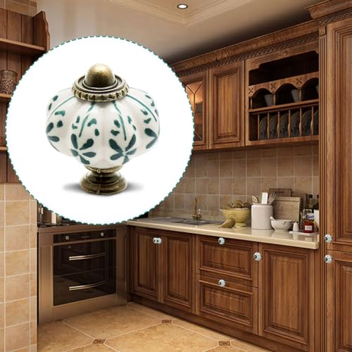 12pcs Ivory Pumpkin Knobs, Leaf Pattern Cabinet Knobs - color: Leaf, size: 12 Pieces