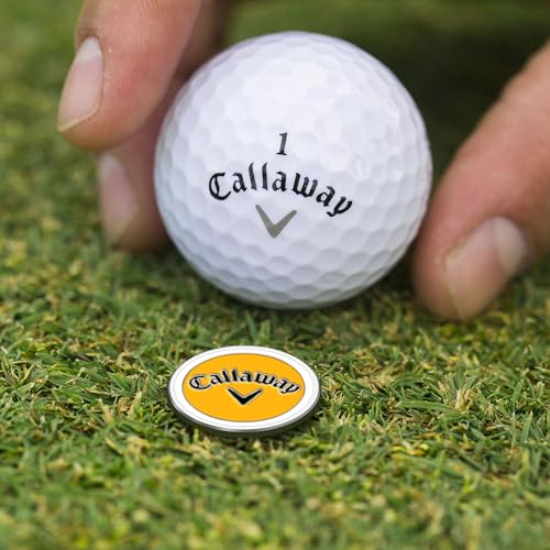 Callaway 4-in-1 Golf Divot Repair Tool - color: Black/Yellow