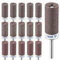 15Pcs Sanding Drums for Dremel Rotary Tool with 1/8" Shank, Sanding Sticks for Plastic Wood Metal Grinding Polishing, 180/240/320 Grits - color: 15Pcs-Mixed Grits