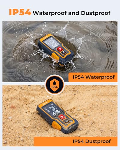 CIGMAN Mini Laser Measuring Tool, 262Ft Laser Tape Measure for Home&DIYers