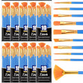 ESRICH 100PCS Paint Brushes, Paint Brush for Acrylic Painting - size: 100p