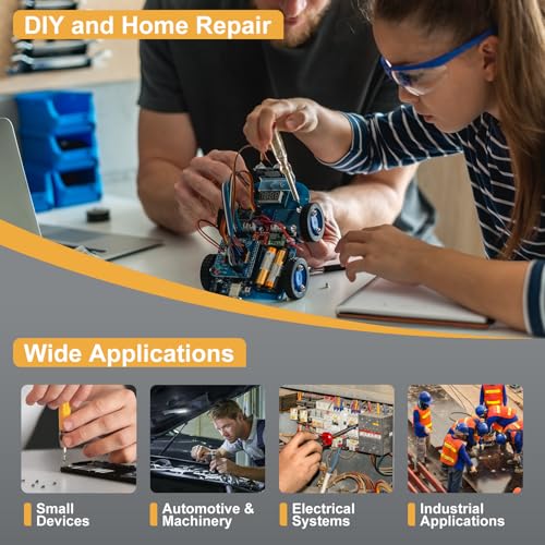 VGBUY 500Pcs Stainless Steel Nut and Bolt Assortment Kit, M2 M2.5 M3 M4 M5 Small Metric Machine Screws, Multipurpose Hardware Set for DIY Projects, Repairs, Electronics - style: 500PCS M2/2.5/3/4/5