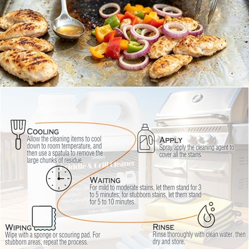 Flat Top Griddle & Grill Cleaner Kit, 67.6fl.oz