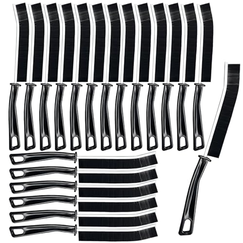 AcceLeah 20Pcs Crevice Cleaning Brushes, Hard Bristle for Dead Corners