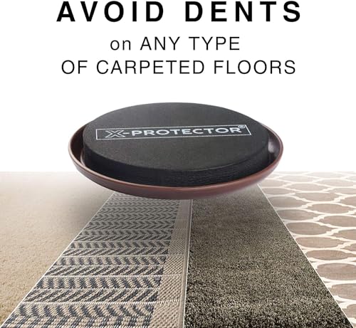 Furniture Sliders for Carpet X-PROTECTOR - 24 PCS Moving Pads 3 1/2" - size: 24 PCS 3.5", For Carpet