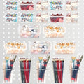 Yookeer 20 Pcs Pegboard Bins and Cups Accessories with Hooks, Clear - color: Clear