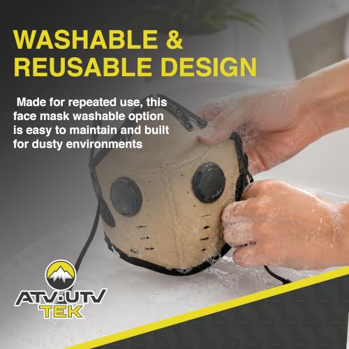 ATV Tek Elite Deluxe Neoprene Dust Mask - color: Tan