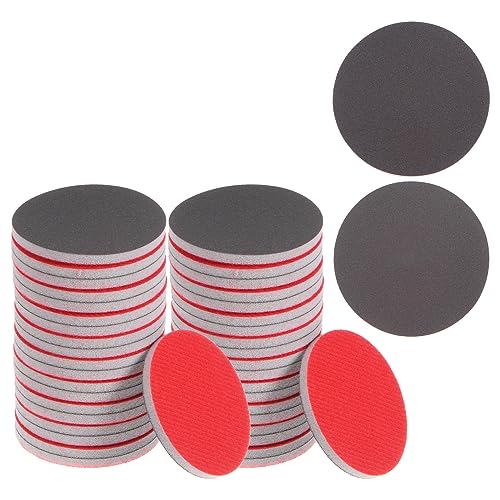 uxcell 40pcs 3 Inch Sanding Sponge Set 1200 Grit 2000 Grit Hook and Loop Sanding Disc Wet/Dry Polishing for Car Wood Drywall Metal (20pcs of Each Grit) - size: 1200 Grit 2000 Grit