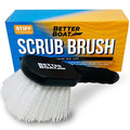 Stiff Hand Scrub Brush, Short Handle Heavy Duty Tire and Wheel Cleaning - style: Short Handle