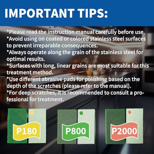 Stainless Steel Scratch Remover Kit for Sinks & Appliances - size: 1.06 Fl Oz (Pack of 1)