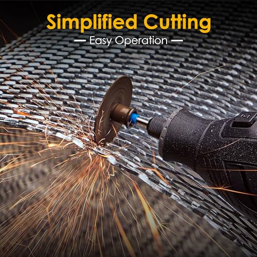 44 Pcs Red Cutting Wheel Set Compatible with Plastic for Rotary Tool - color: Red
