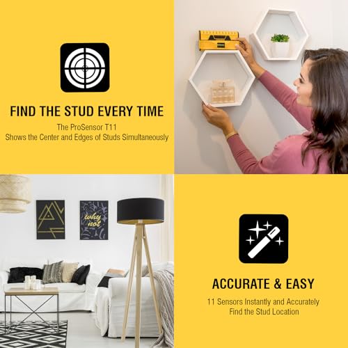 Franklin Sensors ProSensor T11/X1100 Stud Finder, 11-Sensor Wall Scanner - size: Medium