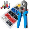 LUNEY 1250PCS Wire Ferrules Crimping Tool Kit for AWG 23-7(0.25-10mm²)