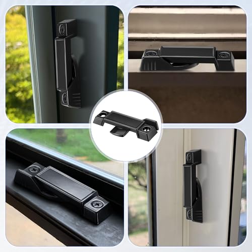 Saillong 3 Pack Window Sash Locks Compatible with Prime-Line F2590, Black - color: Black