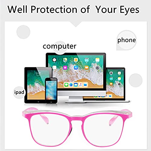 Safety Glasses for Men Women Nurses Anti Fog Stylish Fashion Comfortable Goggles with Side Shields Eye Protection for Adult - color: Dark Pink