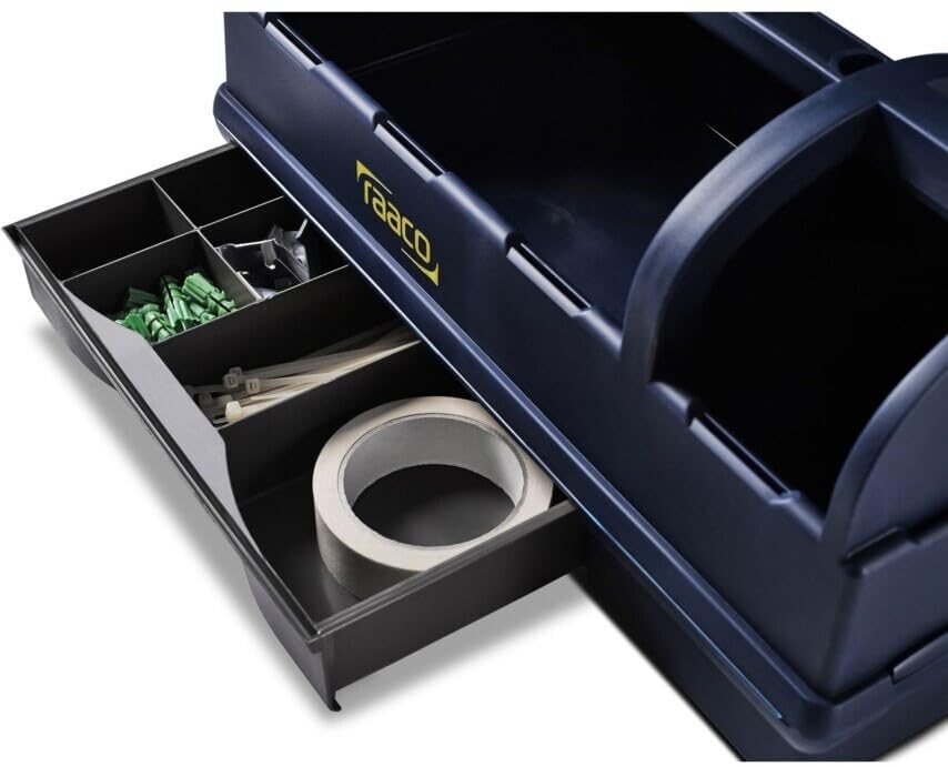 Raaco Open Portable Tool Box Organizer with Handle - Hand-Held Storage - style: Open