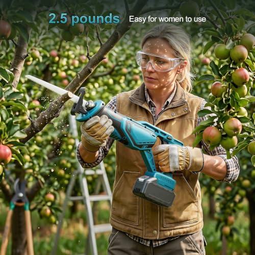 Cordless Reciprocating Saw Compatible with Makita 18V Battery (No Battery)