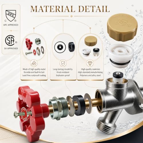 Outdoor Faucet Repair Kit for VACVBKX1B Vacuum Breaker, ASSE 1019-A